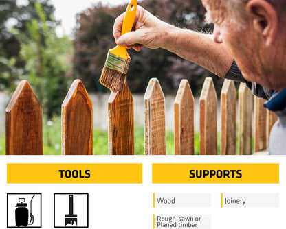 Everbuild Wood Preserver | Interior And Exterior Use| Low Odour | Quick Drying | Long Lasting Pr