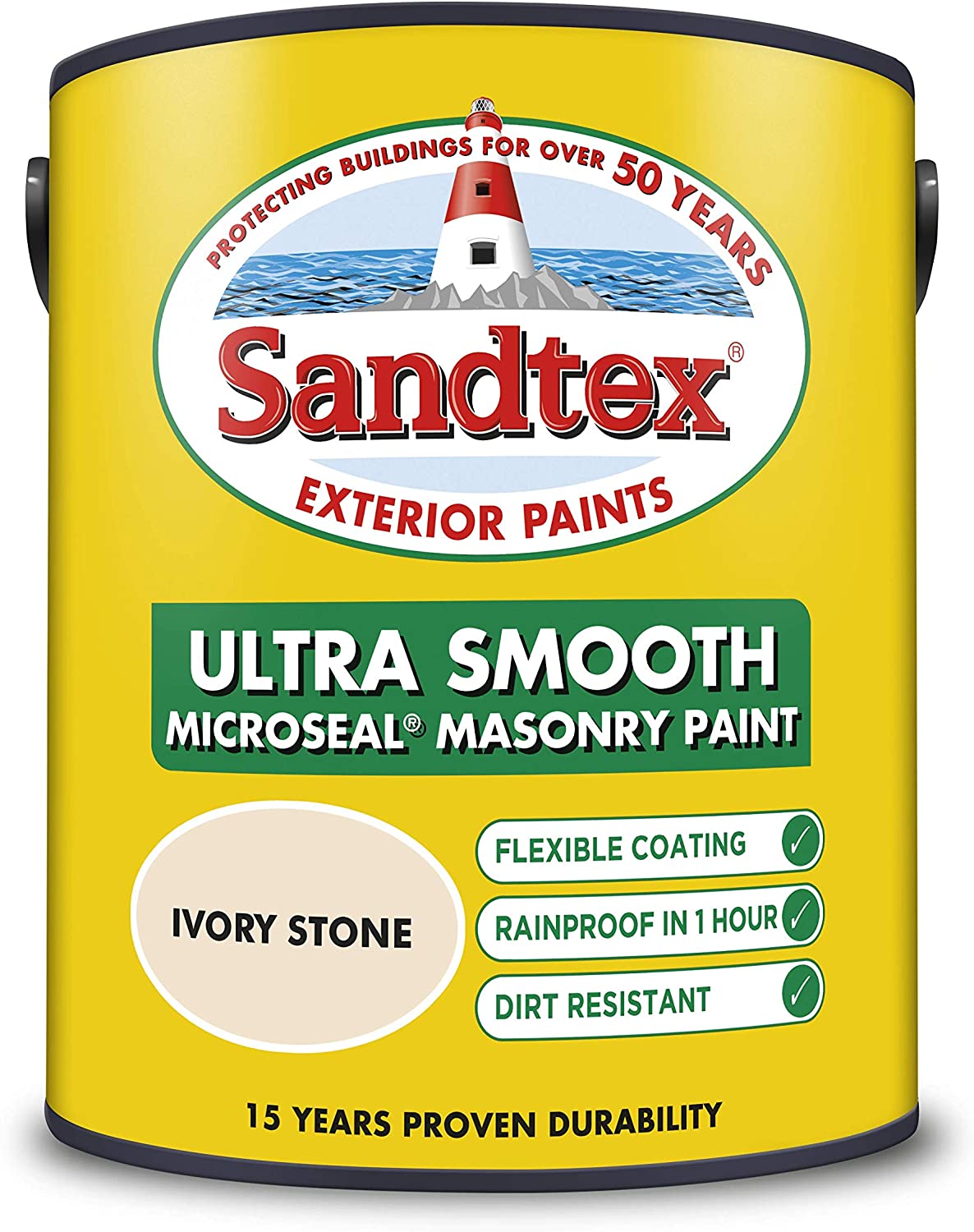 Sandtex Retail Ultra Smooth Masonry Ivory Stone 5L