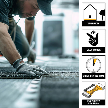 Everbuild Stick2 Carpet Fix Spray Adhesive | High Tack Spray | Foaming Formula | 500ml