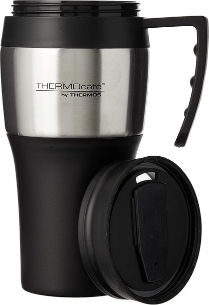 Thermos Thermocafe 2010 Steel Travel Mug, 0.4 Litre, 1 Unité