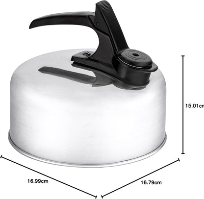 Pendeford Wk10P Whistling Kettle Polished, 1 L, Silver