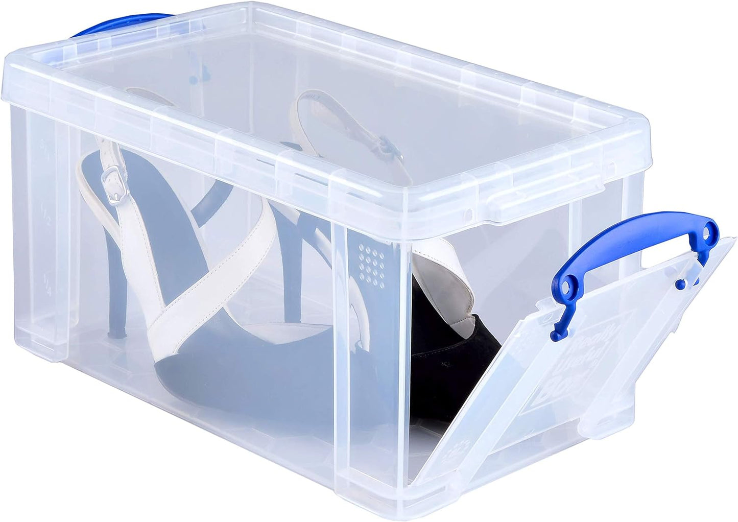Really Useful Clear Plastic Front Opening Storage Box 8 Litre