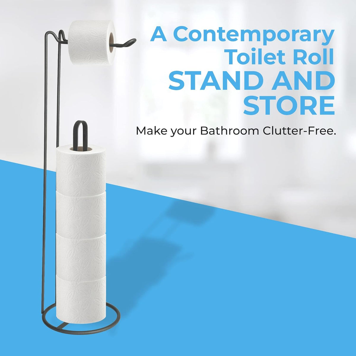Blue Canyon Stainless Steel Toilet Roll Holder & Dispenser Chrome