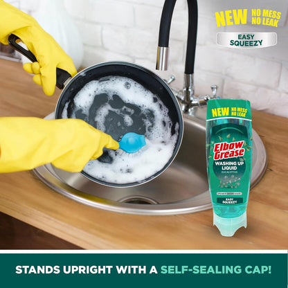 Elbow Grease Stand Up Washing Up Liquid | Eucalyptus | 1 x 450ml
