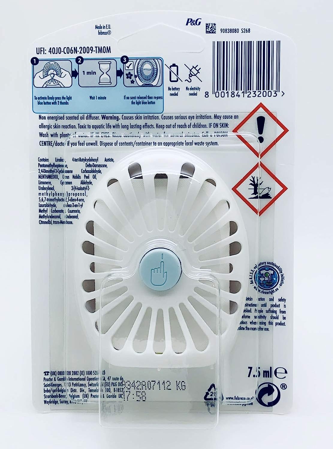 Febreze Blossom & Breeze Bathroom 45 Day Air Freshener