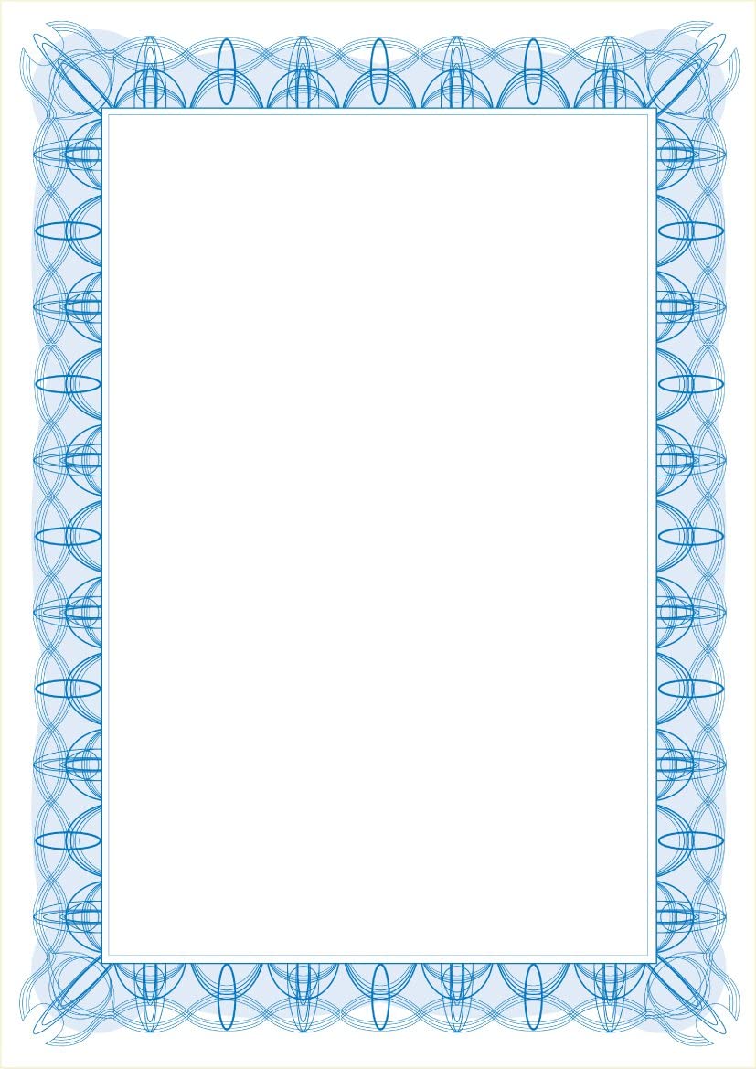 Computer Crafts A4 90g Blue Certificate Papers Pack 30's