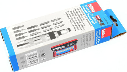 Hilka 11670013 1/2-Inch Pro Craft Impact Driver Set (13-Piece)