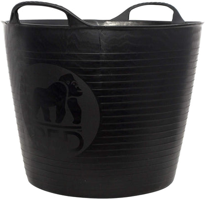 Red Gorilla {Tubtrug} Black Recycled Tub Medium 26 Litre