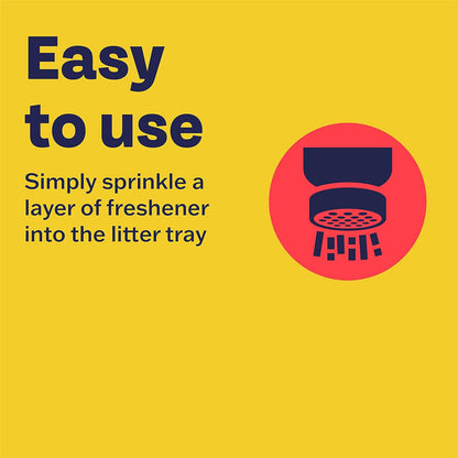 Bob Martin Cat Litter Freshener Powder, Meadow Fresh Scent 500g | 4 Pack Bundle