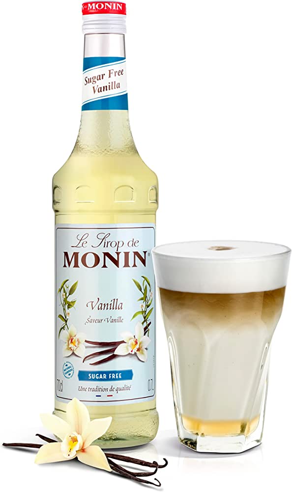 Monin Sugar Free Vanilla Coffee Syrup 1 Litre