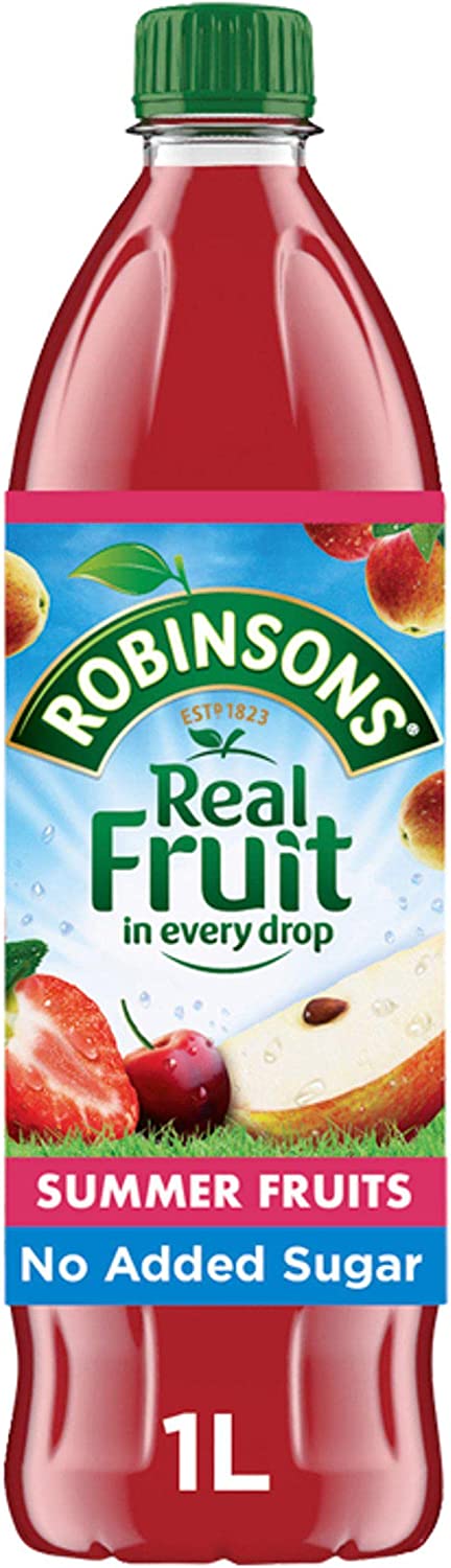 Robinsons No Added Sugar Summer Fruits Squash 1 Litre 206937