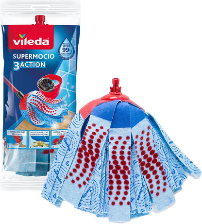 Vileda Supermocio 3 Action XL Mop Replacement Head