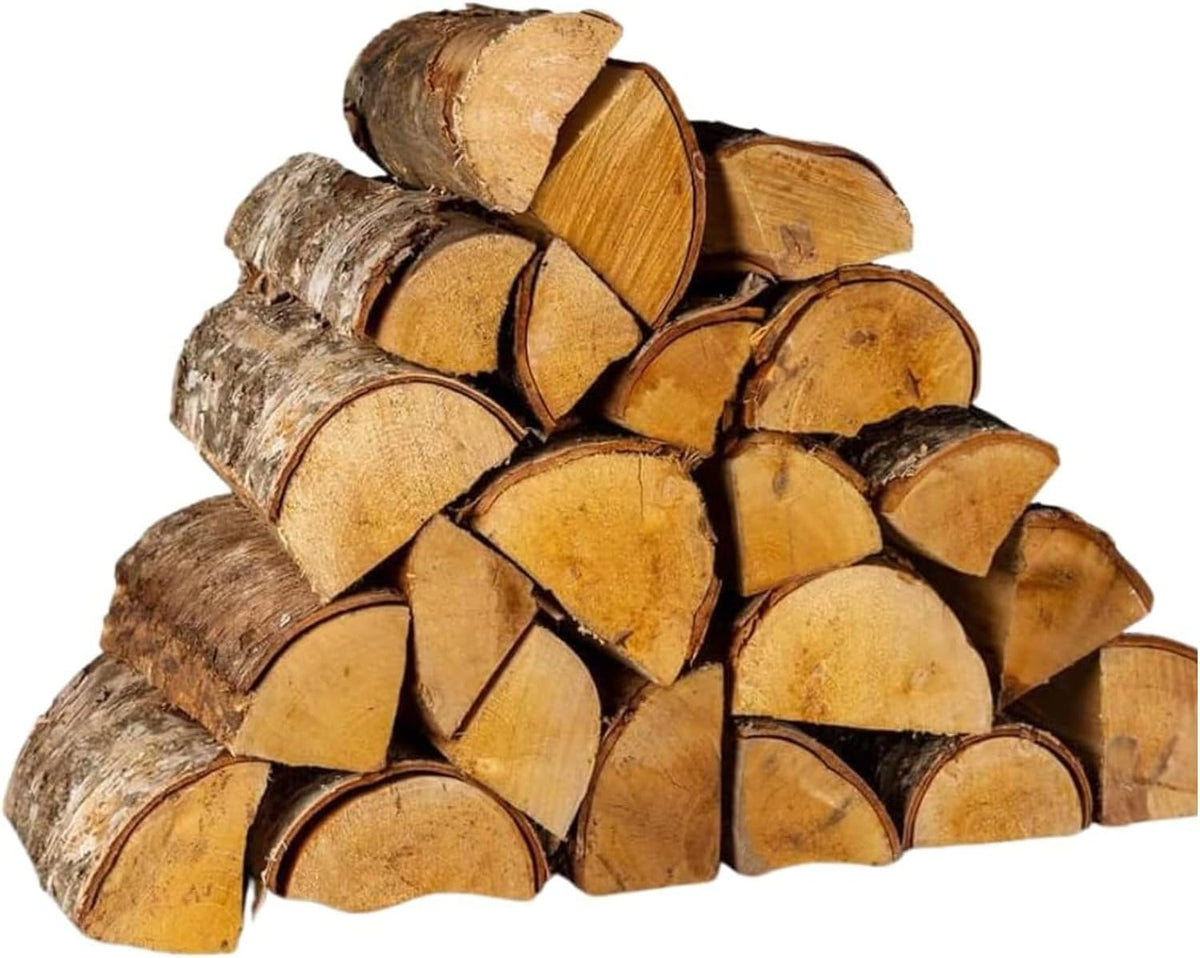 Green Olive British Kiln Dried Firewood Logs Net Bag 18L (Brown net)