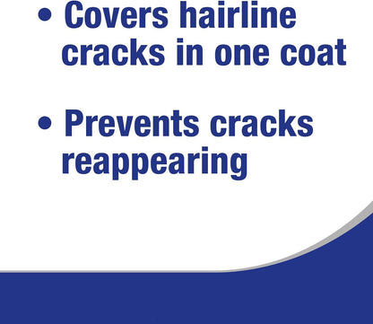 Polycell Crack-Free Ceilings Smooth Matt, White, 2.5L