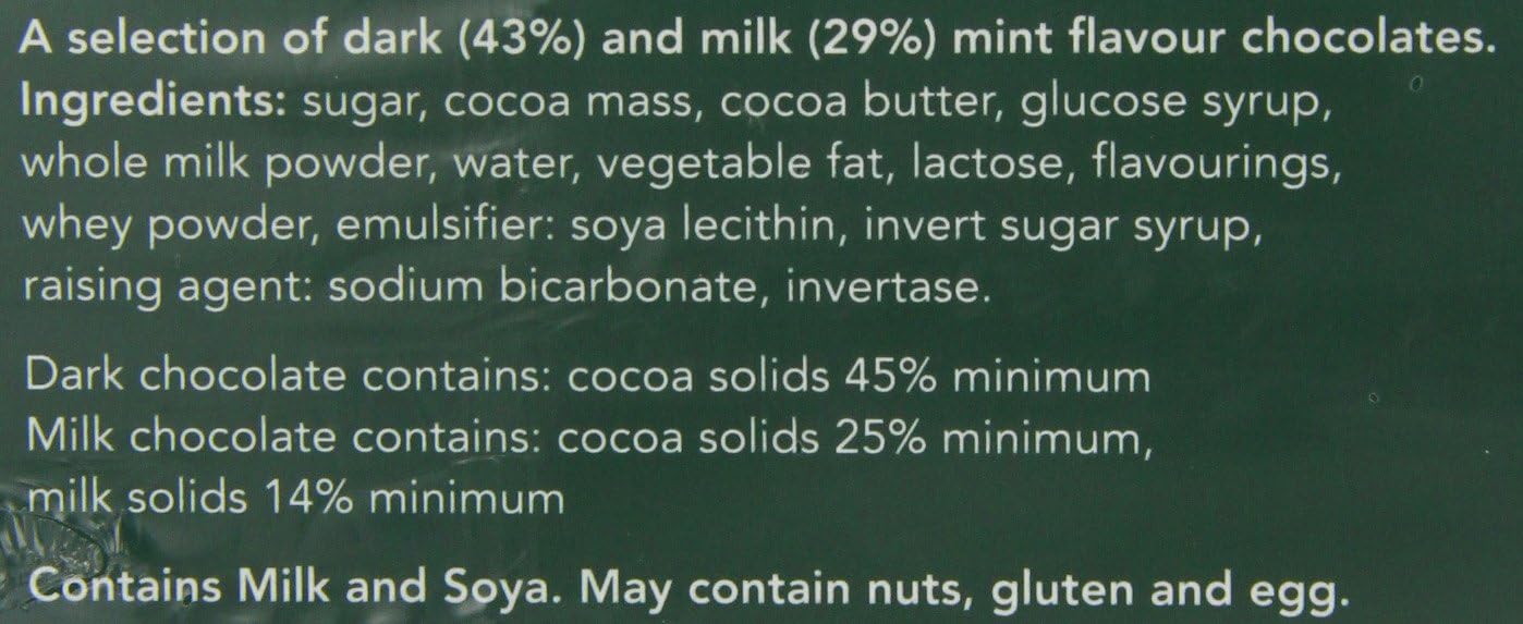 Elizabeth Shaw Dark & Milk Chocolate Mint Collection 200g