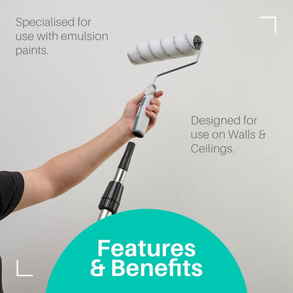 Harris Seriously Good Walls & Ceilings Paint 6 Piece Roller Set | 9 Inch | Value Multi Pack