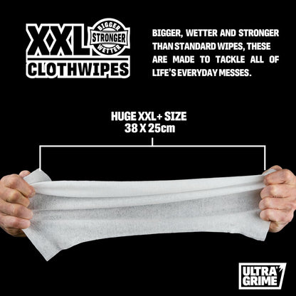 Ultragrime Garage Clean Up | XXL Wipes | Cloth Wipes | 80's