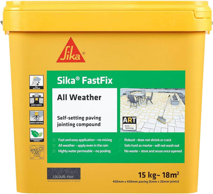 Sika FastFix All Weather Self-Setting Paving Jointing Compound | Ready to Use 15k | FLINT