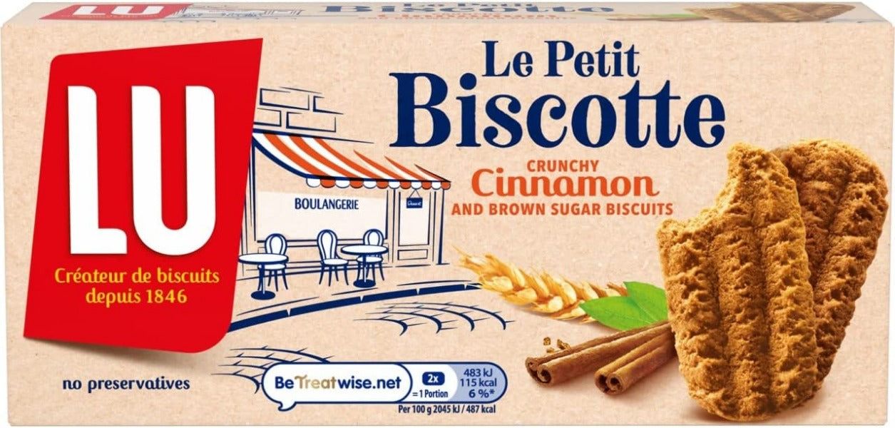 Lu Le Petite Biscotte Belgium Cinnamon Coffee Biscuits 200G