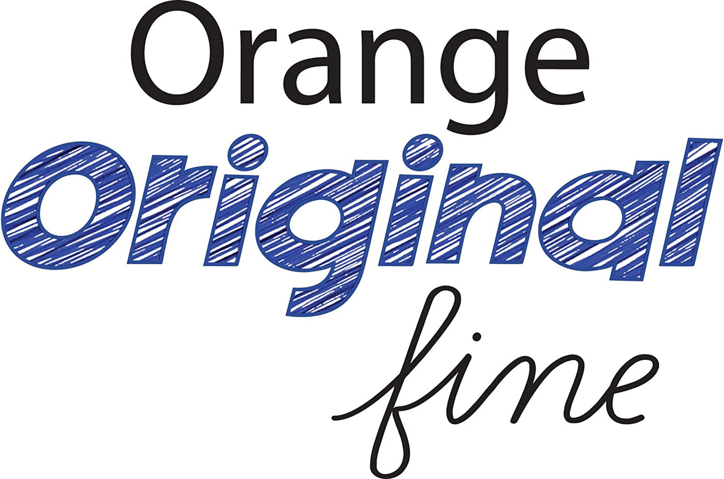 Bic Orange Fine Ballpoint Pen Black (Pack of 20) 1199110114