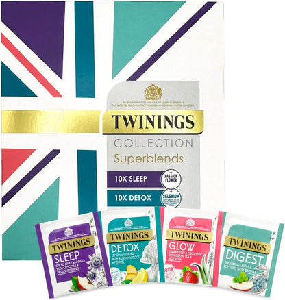Twinings Collection Superblends 40 Envelopes Display Box