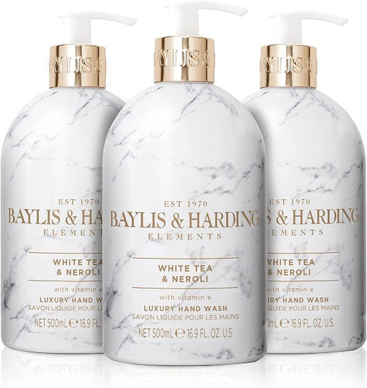Baylis & Harding Goodness White Tea & Neroli Natural Hand Wash {1-18 x 500ml} - UK BUSINESS SUPPLIES