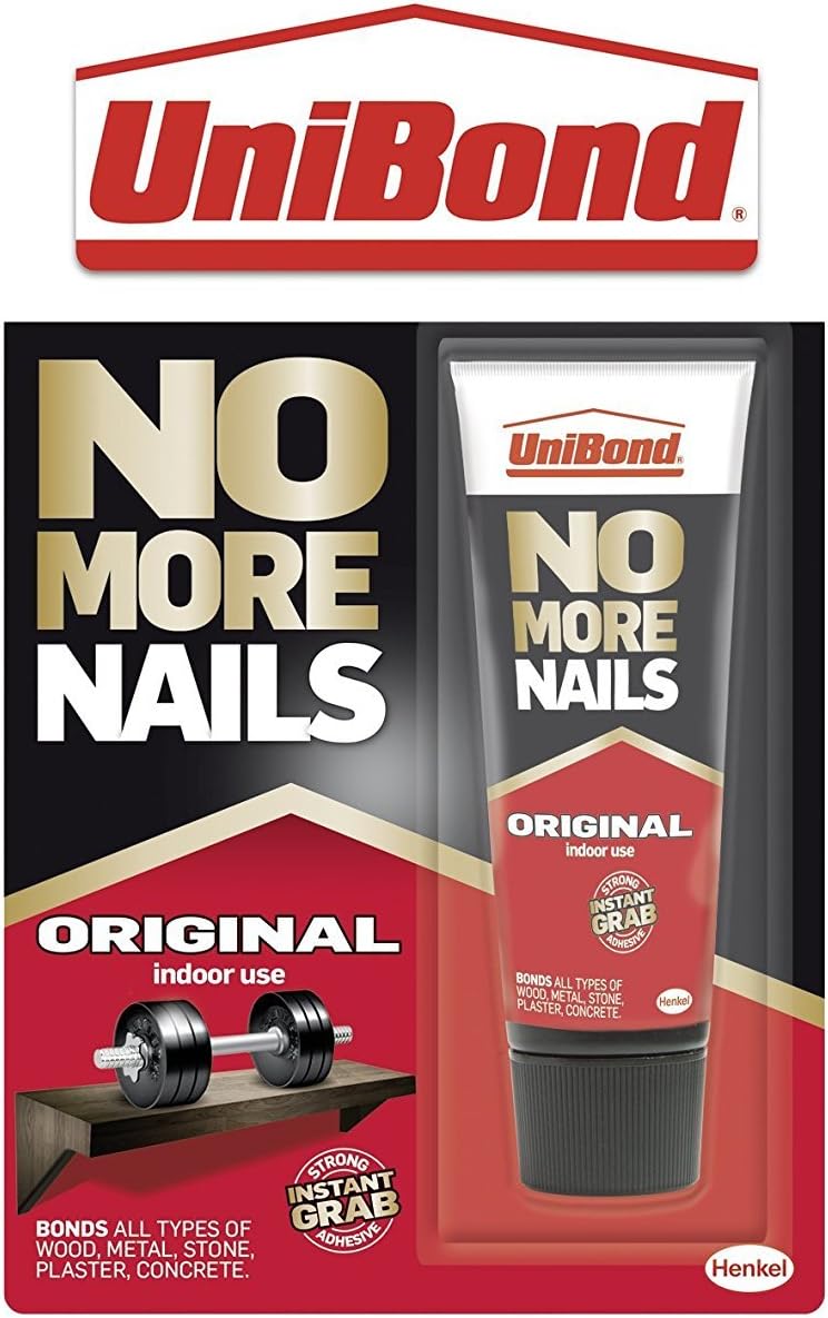 Unibond 1430100 No More Nails Original Mini Tube - 52 G, White