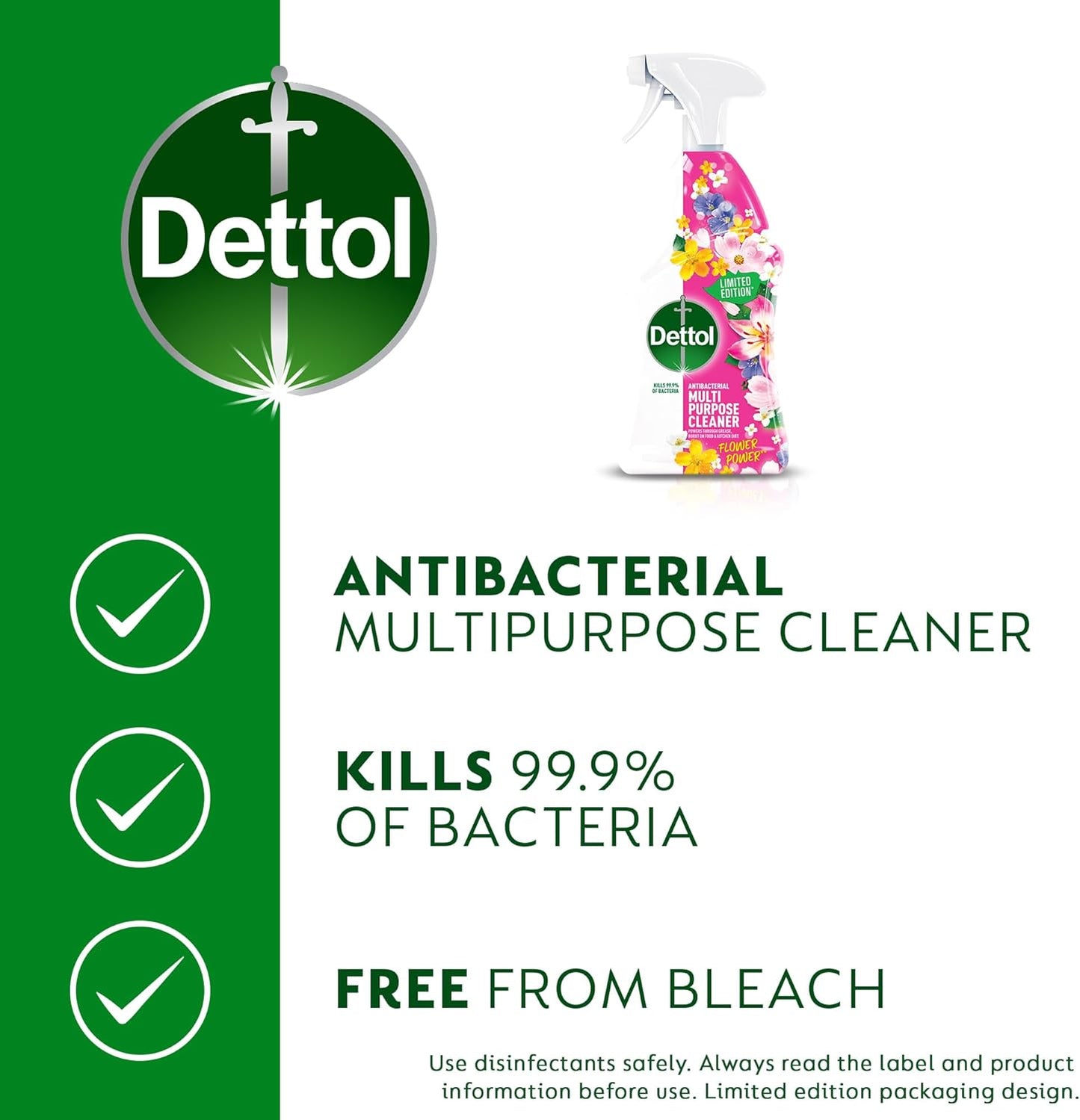 Dettol Peony & Rose Multi Purpose Cleaner Spray 750ml