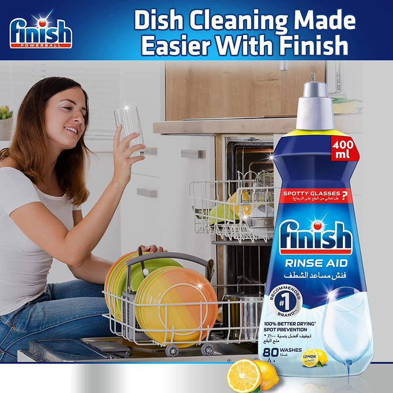 Finish Rinse Aid Lemon 400ml