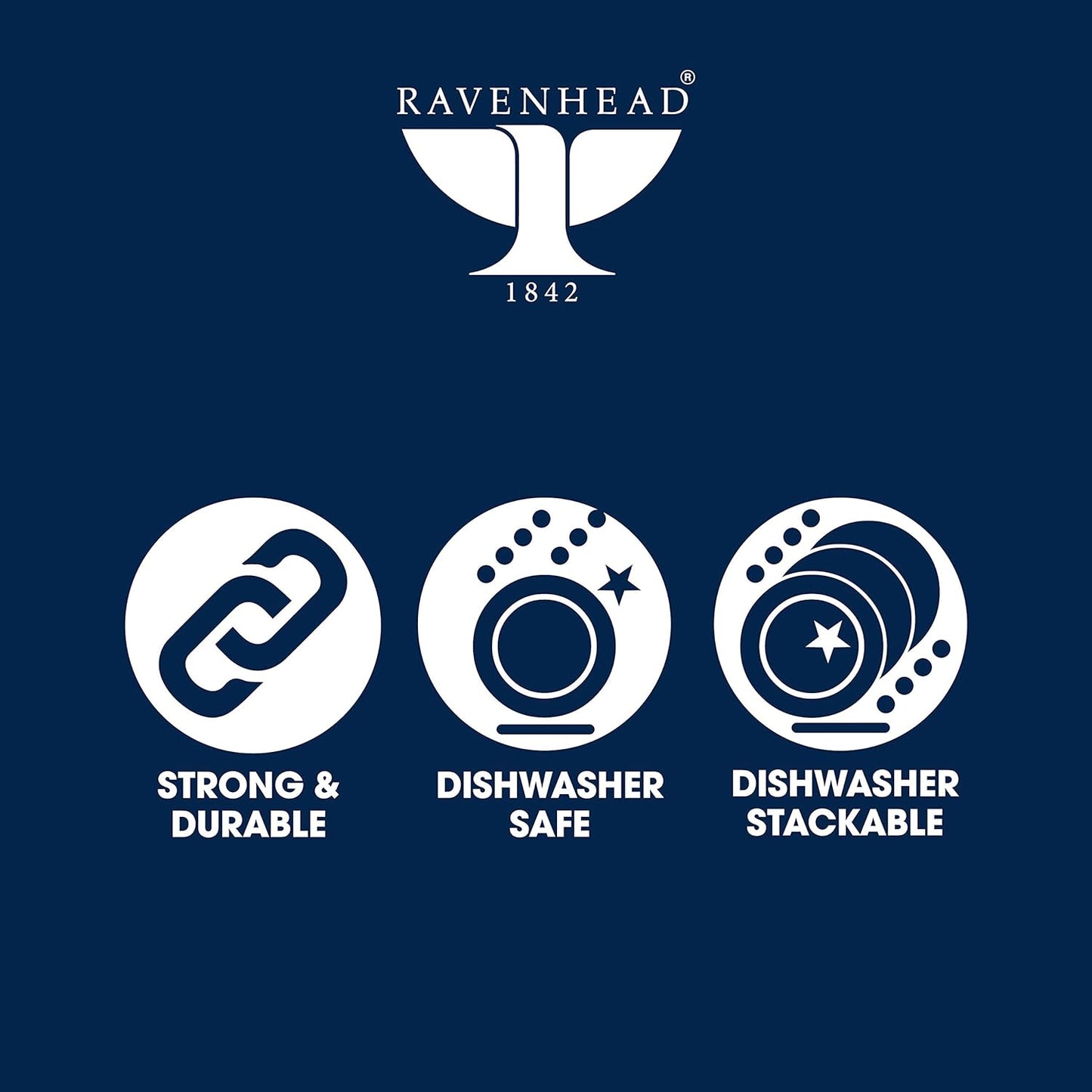 Ravenhead Essentials Jewel Sleeve of 4 Hi-Ball Mixers 38cl
