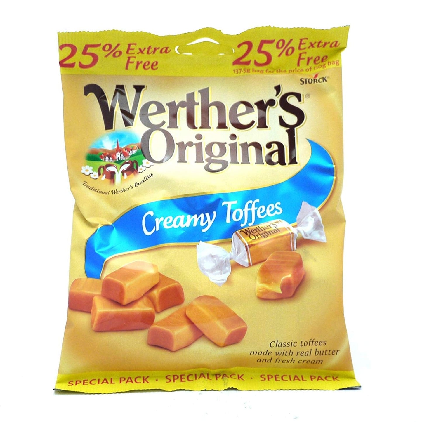 Werther's SUGAR FREE Creamy Toffee {Wrapped} 80g