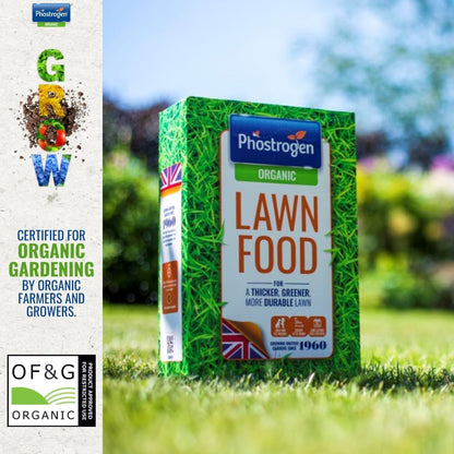 Phostrogen  Organic Lawn Food, 3.5kg / 88sqm