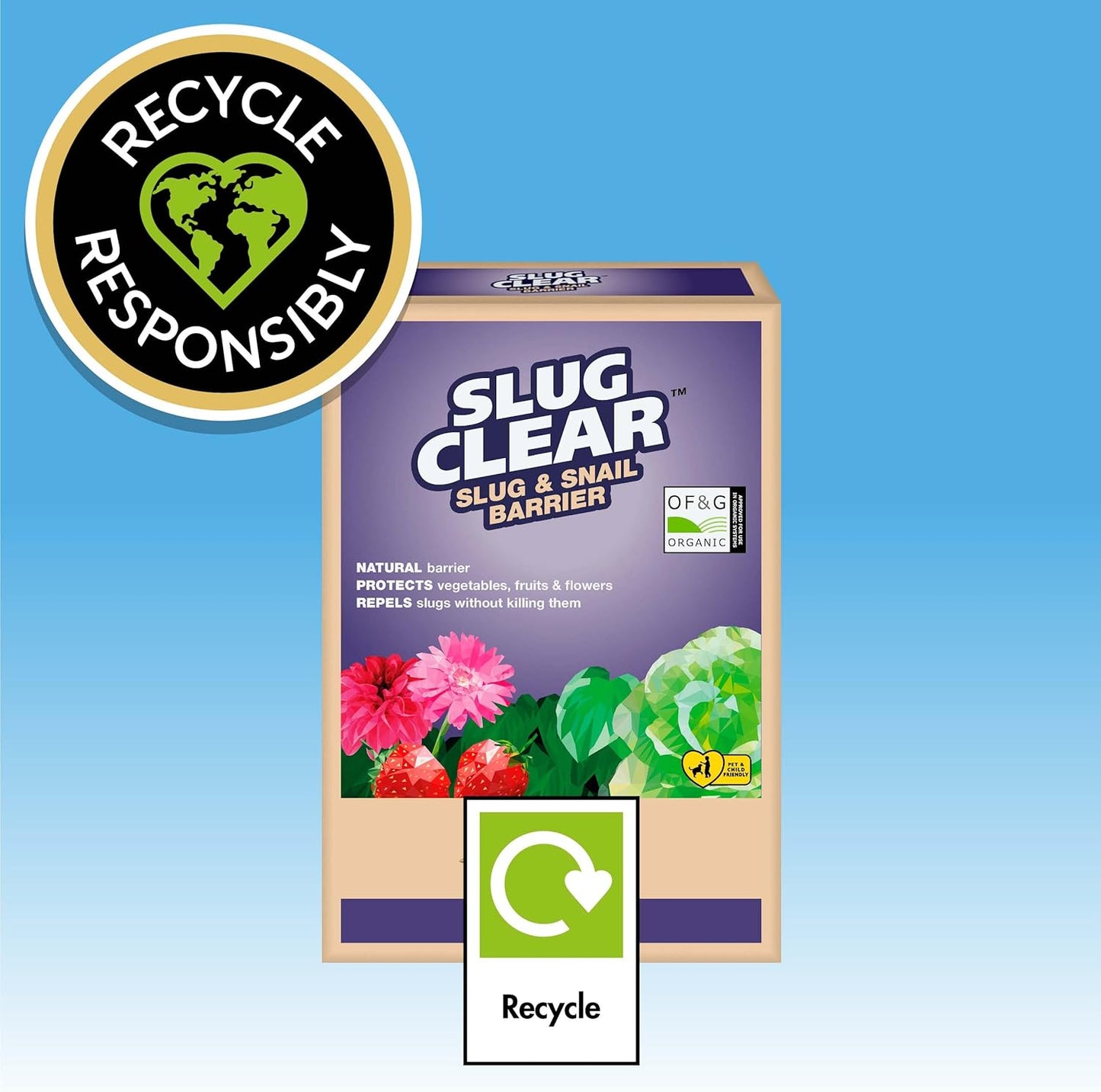 Clear Slugclear Slug & Snail Barrier, 2.5 Kg