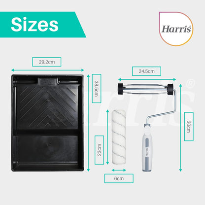 Harris Seriously Good Walls & Ceilings Paint 6 Piece Roller Set | 9 Inch | Value Multi Pack