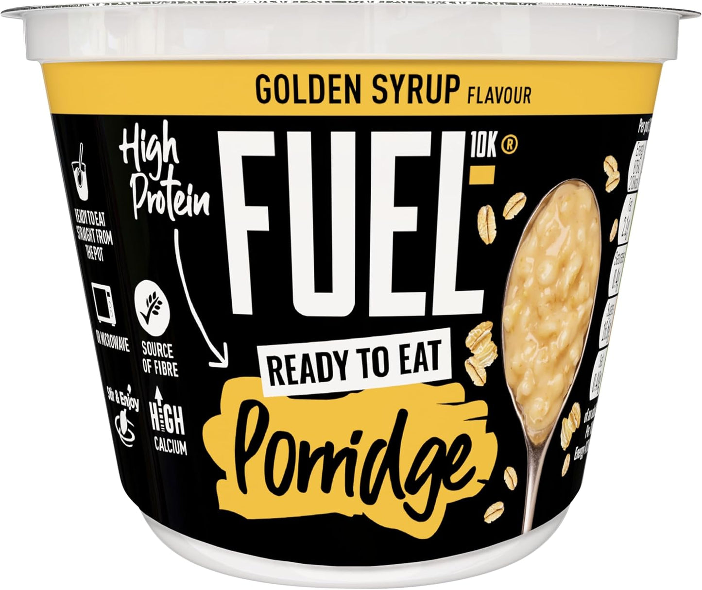 Fuel 10K Ready To Eat Golden Syrup Porridge Pot 6 x 210g