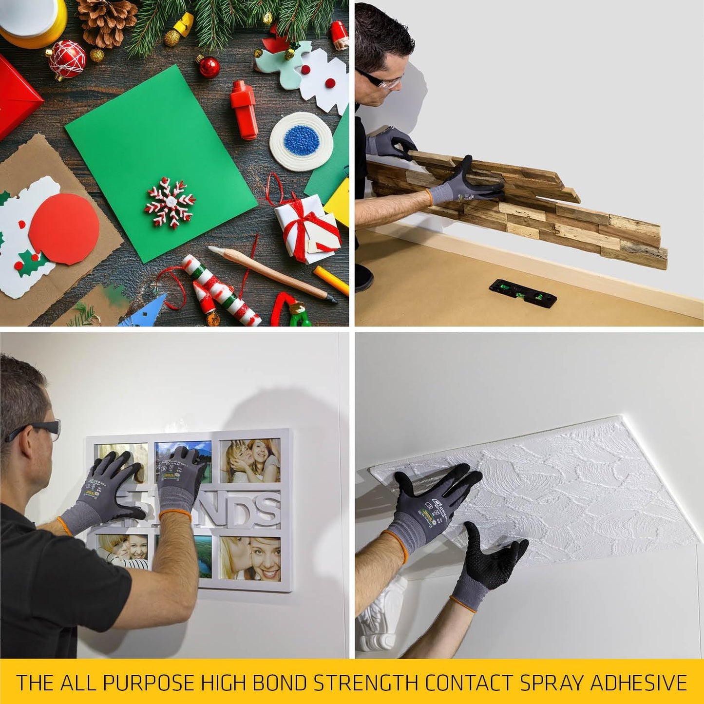 Everbuild Stick 2 Spray | Contact Adhesive | 500ml | Wood, Concrete, Metal Plastic Glue