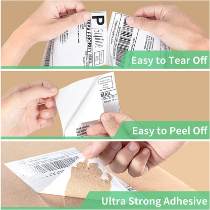 Roll-X Thermal Shipping Labels for Zebra Printer 6x4inch 250 Per Roll