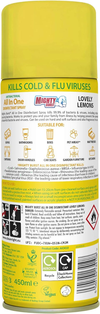 Airpure All In One Citrus Zing Disinfectant Spray 450ml