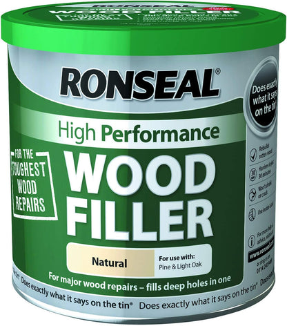 Ronseal 35304 High Performance Wood Filler - Natural 550G