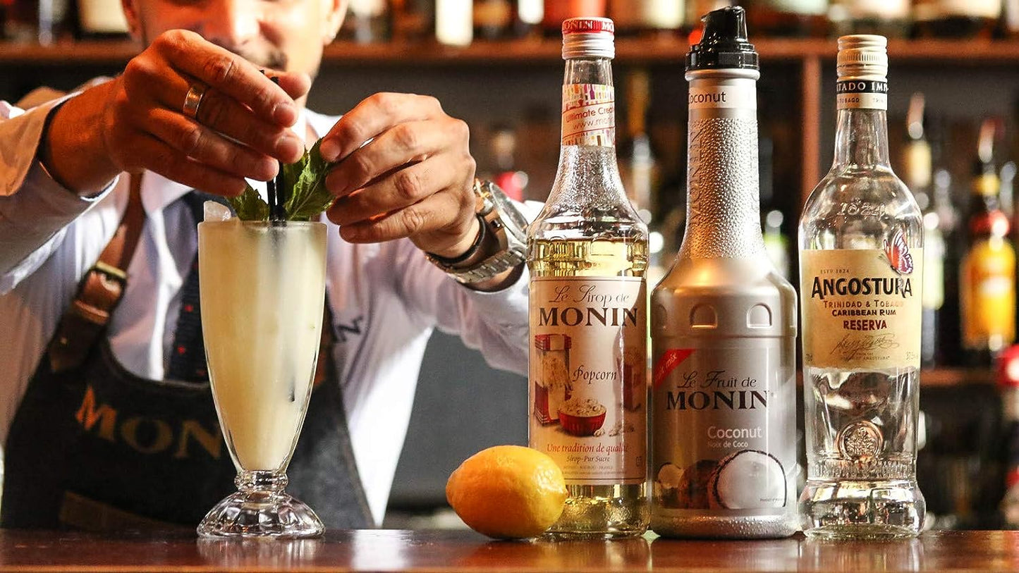 Monin Popcorn Coffee Syrup 1litre