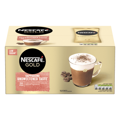 NESCAFE GOLD Cappuccino Unsweetened Sachets 50 x 14.2g