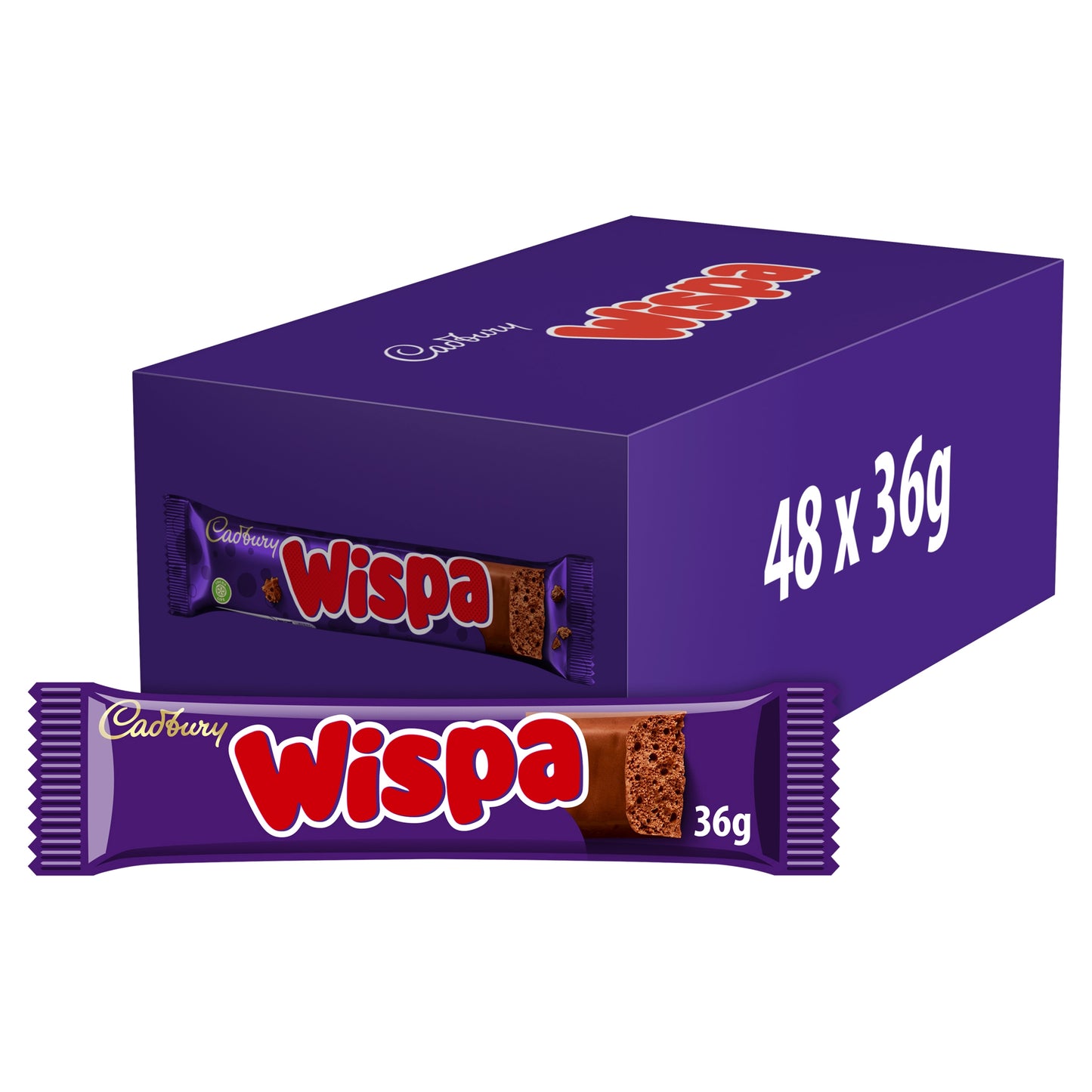 Cadbury Wispa Chocolate Bar 48's