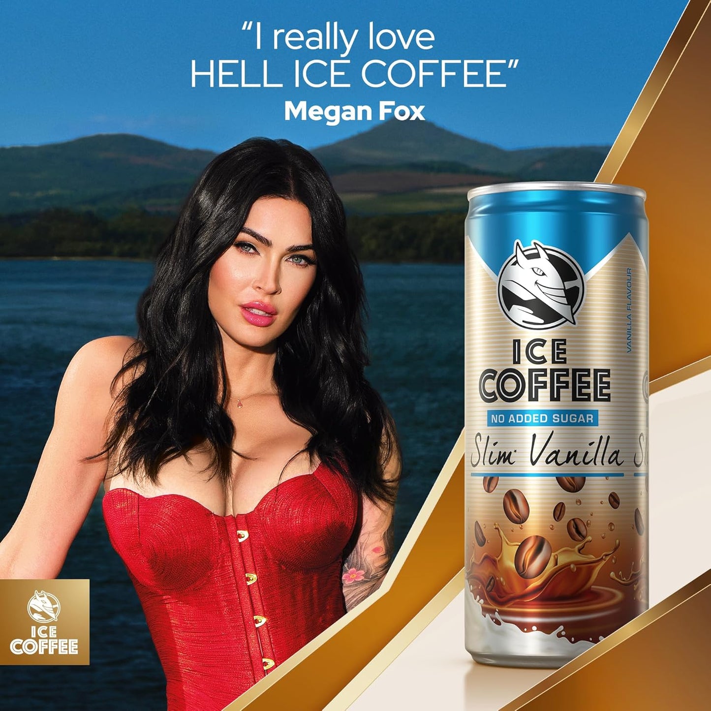 Hell Ice Coffee Slim Vanilla 24 x 250ml