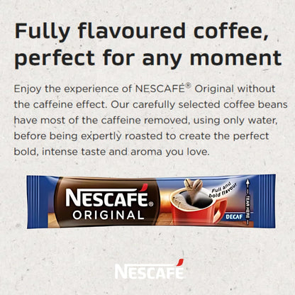 Nescafe Original DECAF Sticks 1.2g x 800's Bulk Box