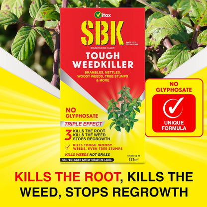 Vitax SBK Tough Weedkiller 1 Litre. Kills The Roots. No Glyphosate