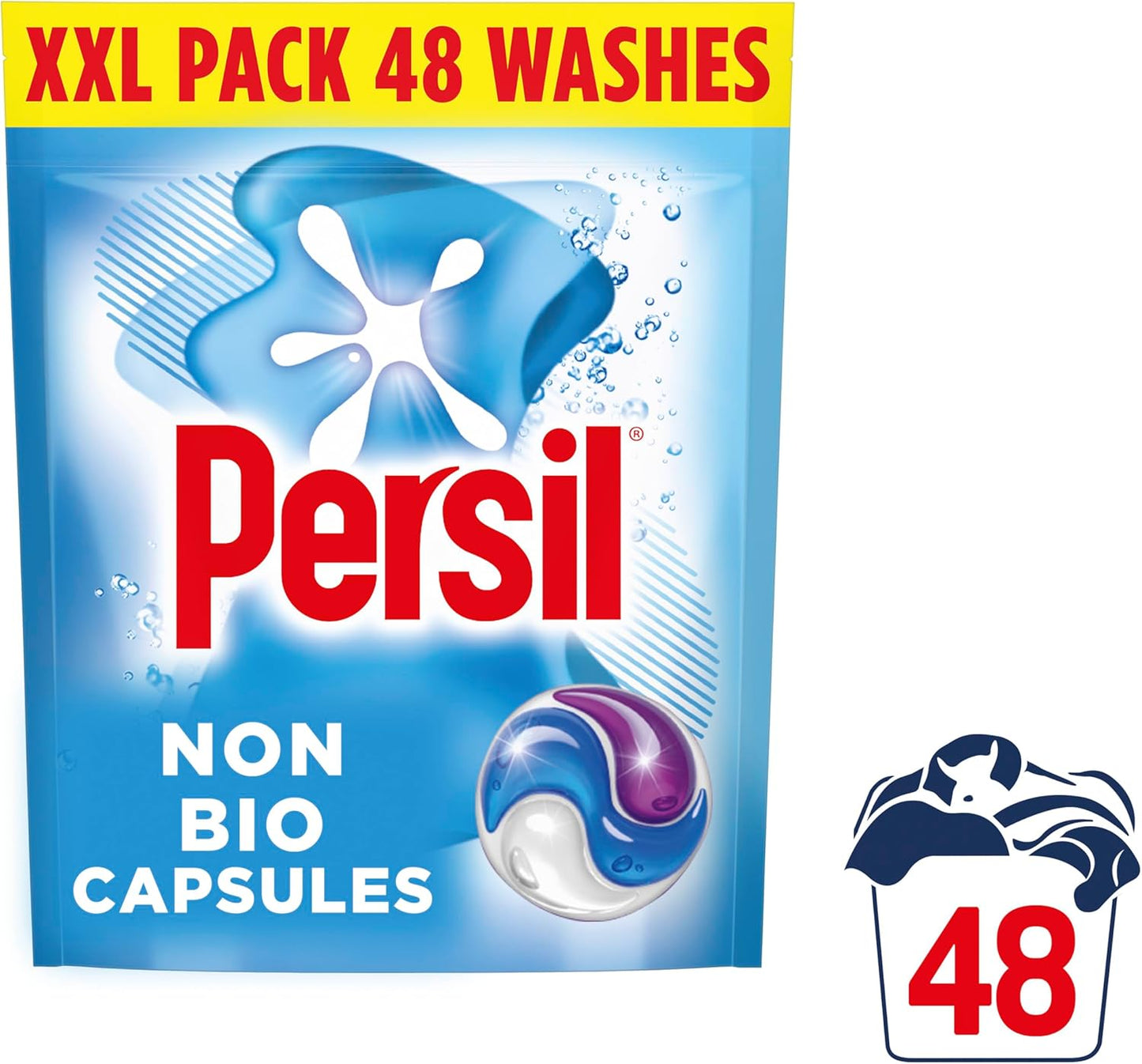 Persil Non Bio Powercaps 2 x 48 Washes | 96 Wash Offer