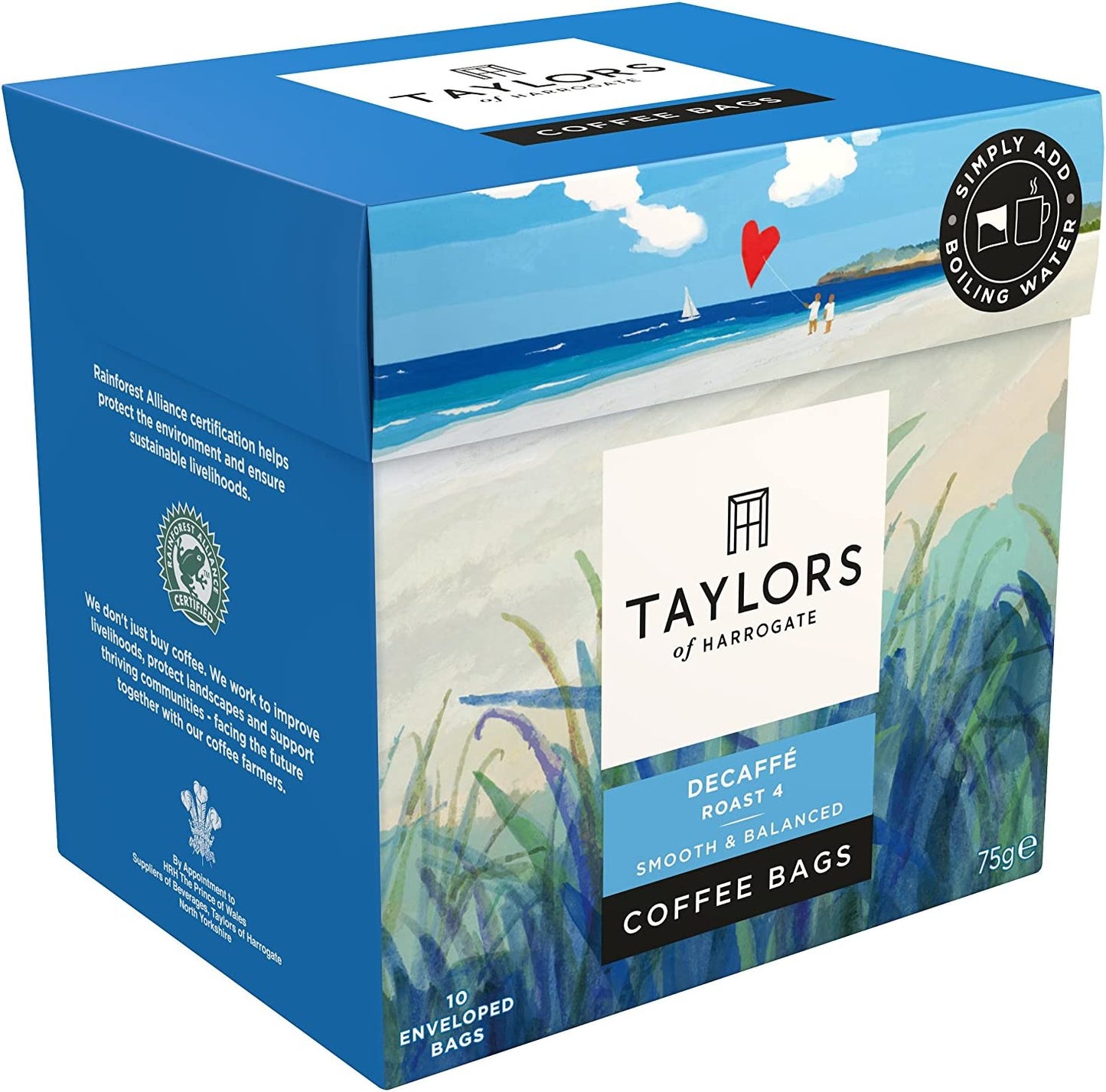 Taylors of Harrogate Decaffe Coffee Bags Pack 30s