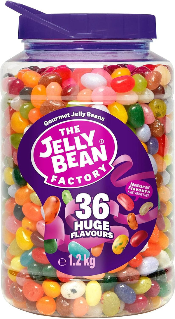 Jelly Bean Factory Carrying Jar, 36 Flavours, 1.2kg