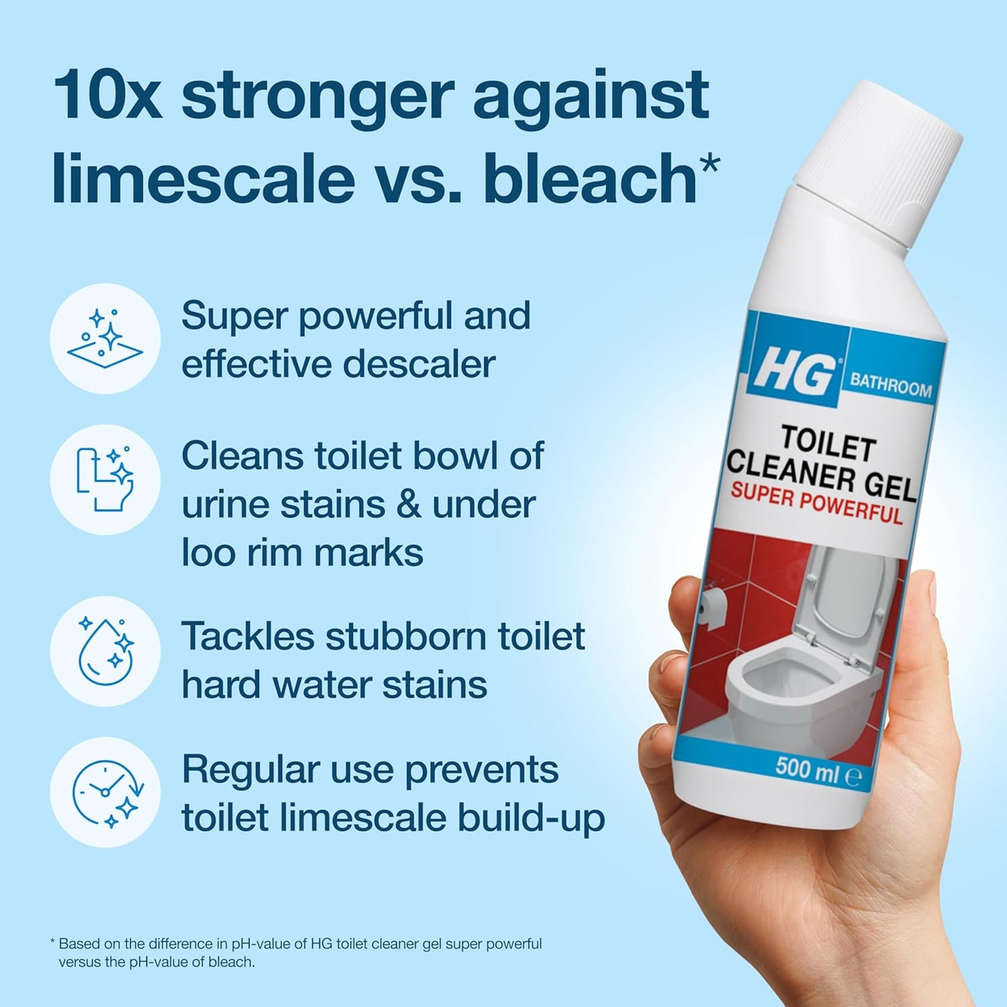 HG Super Powerful Toilet Cleaner 500ml