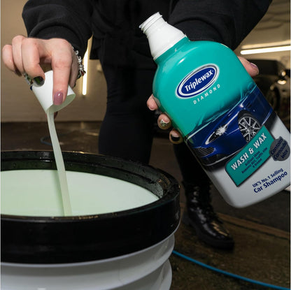 Triplewax Premium Diamond Wash & Wax 1L {3 Pack}